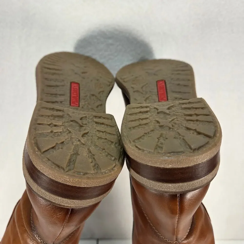 Pikolinos Aldaya Musketeer Riding Tall Boots Cuero Women's Size EU 39 NWOT - Picture 10 of 12